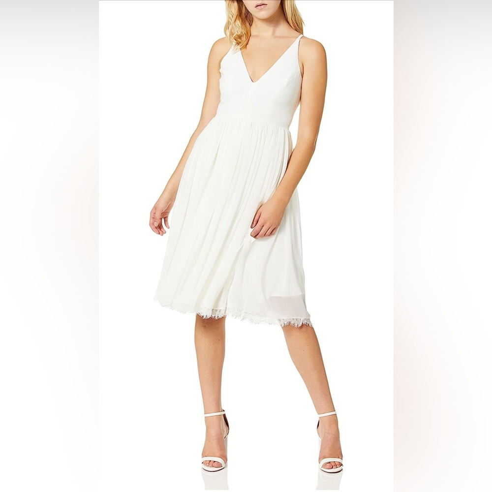 NWT Dress the Population Alicia Midi Dress (Size Small)